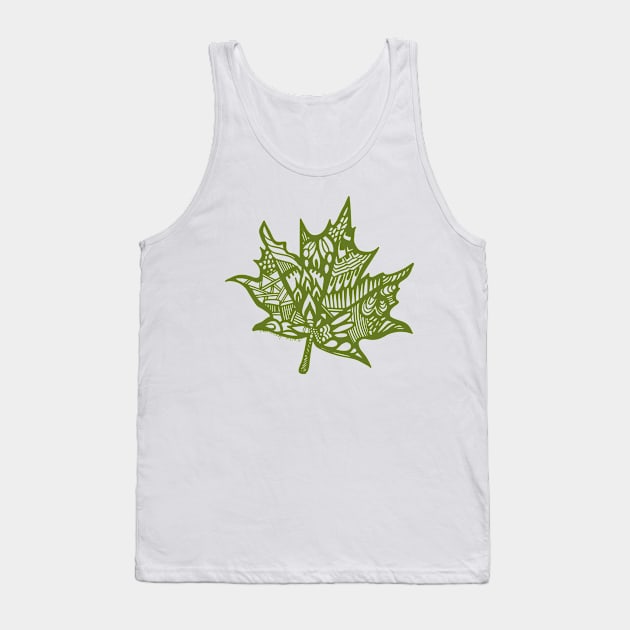 leaf_green Tank Top by kk3lsyy